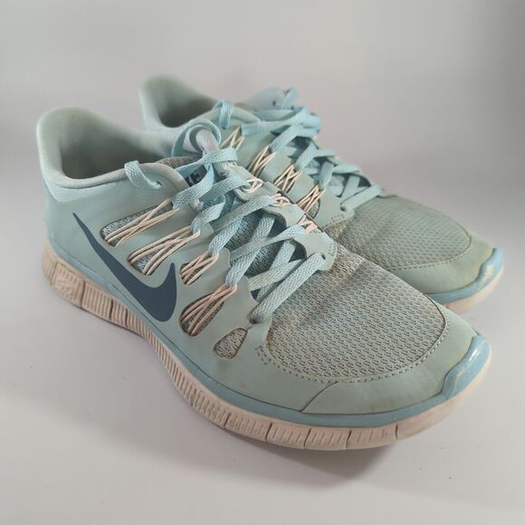 Nike Free 5.0 Women's Size 8 Running Shoes Glacier Ice Night Factor Euro - 39 - Picture 1 of 9